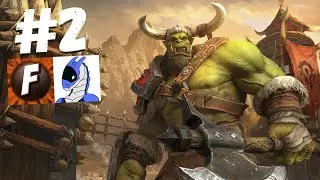 Warcraft III: Reign of Chaos | Human Campaign со Скофардом | нарезка | #2: Озверевшие орки