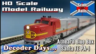 DCC Decoder Upgrade - Athearn Blue Box PA-1 Santa Fe