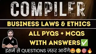Business Law & Ethics Compiler🔥CMA Inter December 2024 Exams - With Answers