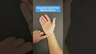 Dieser Punkt kann deinen Blutdruck ausgleichen! 🍀