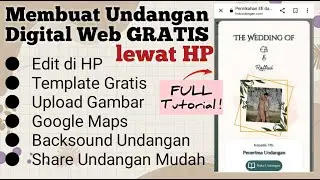 Cara Membuat Undangan Website Sendiri di HP | Tanpa Coding