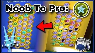 Noob To *PRO* (Blue Hive Edition) | Bee Swarm Simulator | Roblox