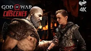 God Of War (Game Movie) - All Cutscenes 4K 60FPS