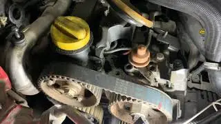 Замена Сальника Коленвала Nissan Note 2006 год 1,5 DCI
