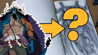 Drawing Kaido | One Piece | in Skecthbook - Comic Book Style