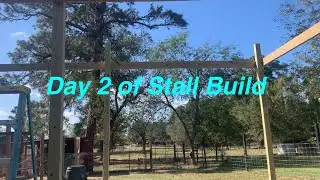 Day 2 of Stall Build