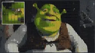 Shrek but it's Minecraft Banners (64x36 Edition)