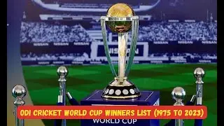 ODI World Cup winners full list (1975-2023) #worldcup #shorts