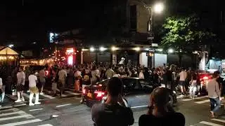 Cop Drives By, Ignores the Mob