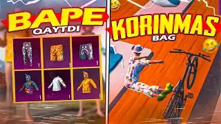 BAPE OLDIM 🤩 KO’RINMAS BAG /LIFEHACKLAR TEKSHIRIB KO’RDIM #pubg #pubgmobile