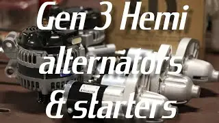 Gen 3 Hemi alternator & starter