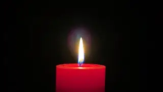 10 min Candle Meditation with Music | Candle Focus Meditation | Candle Gazing Meditation for 3rd Eye