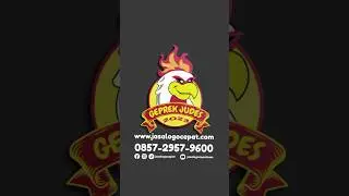Desain Logo Makanan Geprek Judes - Jasalogocepat #jasalogo