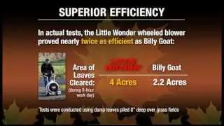 Little Wonder Blower vs Billy Goat Blower
