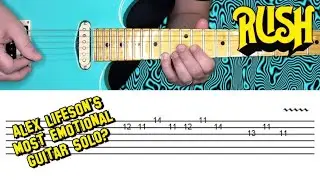 RUSH - Limelight - guitar lesson (solo) with tabs!