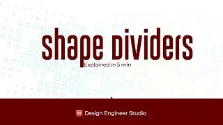 Shape dividers | Explaining what shape divers are in design
