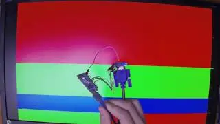 Вывод информации на монитор по VGA