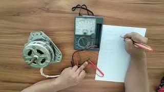 Checking or Testing Spin Motor of Washing Machine (English)