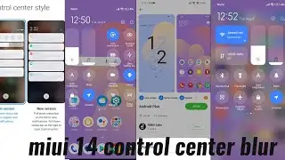 how to enable Miui 14 control center blur in poco phones