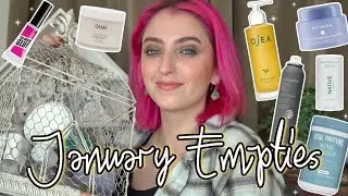 🗑️ WHAT I USED UP! Will I Repurchase? || January Empties 2023