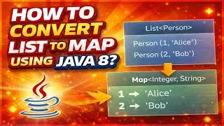 How to convert list to map using Java 8?