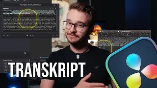 Text basiertes Editing und Transkripte | DaVinci Resolve Tutorial