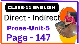 11th English ⬇️🔗 Unit-5 Prose The Convocation Address Pg-149 Reported speech @Gomathidharmarajan