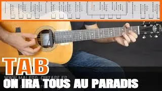 Polnareff - On ira tous au paradis Tablature guitare