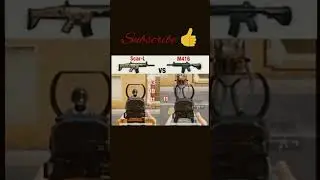 M416 vs Scar-L🔥😈 pubg/bgmi tips and tricks 