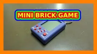 MINI BRICK GAME  8 games - LCD game handheld tetris M0019