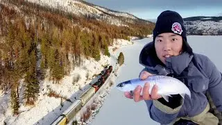 ICE Fishing for CRAZY KOKANEE in British Columbia Canada! 2023
