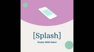 Splash screen in Flutter | Animation | Flutter | Android studio
