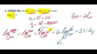 LOGARITMO EXERCÍCIO 4