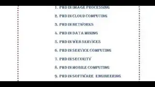 PHD CSE IN HOBART
