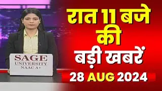 Chhattisgarh-Madhya Pradesh की रात 11 बजे की बड़ी खबरें | 28 August 2024 | खबर 11 बजे
