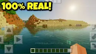 REAL WATER REFLECTION SHADER FOR MCPE! *NO CLICKBAIT* | Minecraft Pocket Edition Shader! | MCBE 1.18