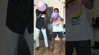 Balloon blasting challenge | watch till the end 🤣  