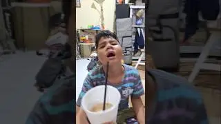 Fariz jadi ngambek es kopinya diambil #shorts