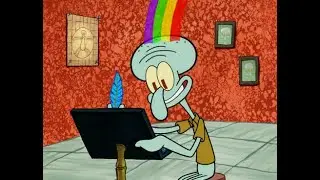 SpongeBob Suction Cup Symphony - Squidward Composing