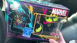 FUNKO POP HUNT! TARGET Exclusive Blacklight VENOM!!!