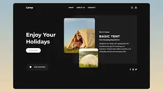 CREATE A RESPONSIVE ANIMATED LANDING PAGE WITH HTML, CSS & JAVASCRIPT | FULL TUTORIAL 🚀