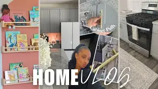 HOME VOG| LOTS OF AMAZON! Samsung Bespoke, Kitchen decor, DIY Bookcase