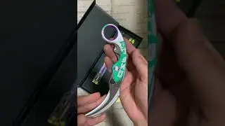 Metal RGX Knife Balisong Prime Karambit Unboxing