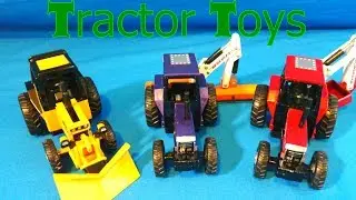 Tractors snowplo,mowing machine,EXCAVATOR -TOYS
