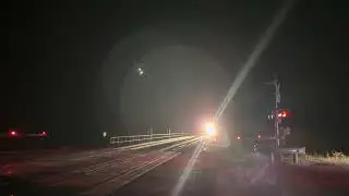 70 MPH Z Train Screaming Through Kansas in Pitch Black