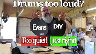 Drums too loud? I Have Your Cheap DIY Solution.