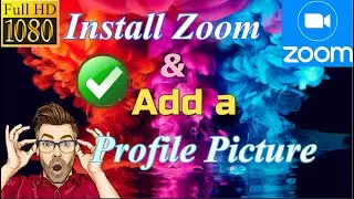 How to ADD A PROFILE PICTURE to ZOOM  #zoom_profile_picture