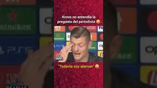 Kroos NO ENTENDÍA la pregunta 😂😂 | #football #footballshorts #futbol #soccer