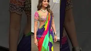 Shilpa Shetty Dazzles in a Stunning Saree at Filmistan Studio| Filmy Focus Bollywood