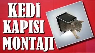 Kedi Kapısı Montajı | How to install a pet door in glass?